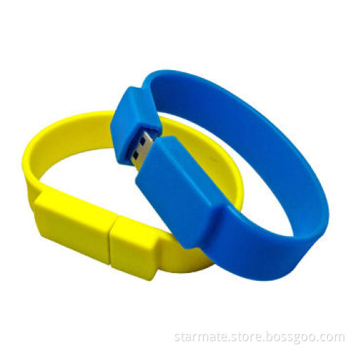 Bracelet/Wristband USB Flash Drives, Customized Logos Can be Printed